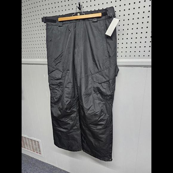 Tsla Snowpants w/ Pockets Mens Size L 36 waist 31 inseem (Black) - Picture 3 of 10